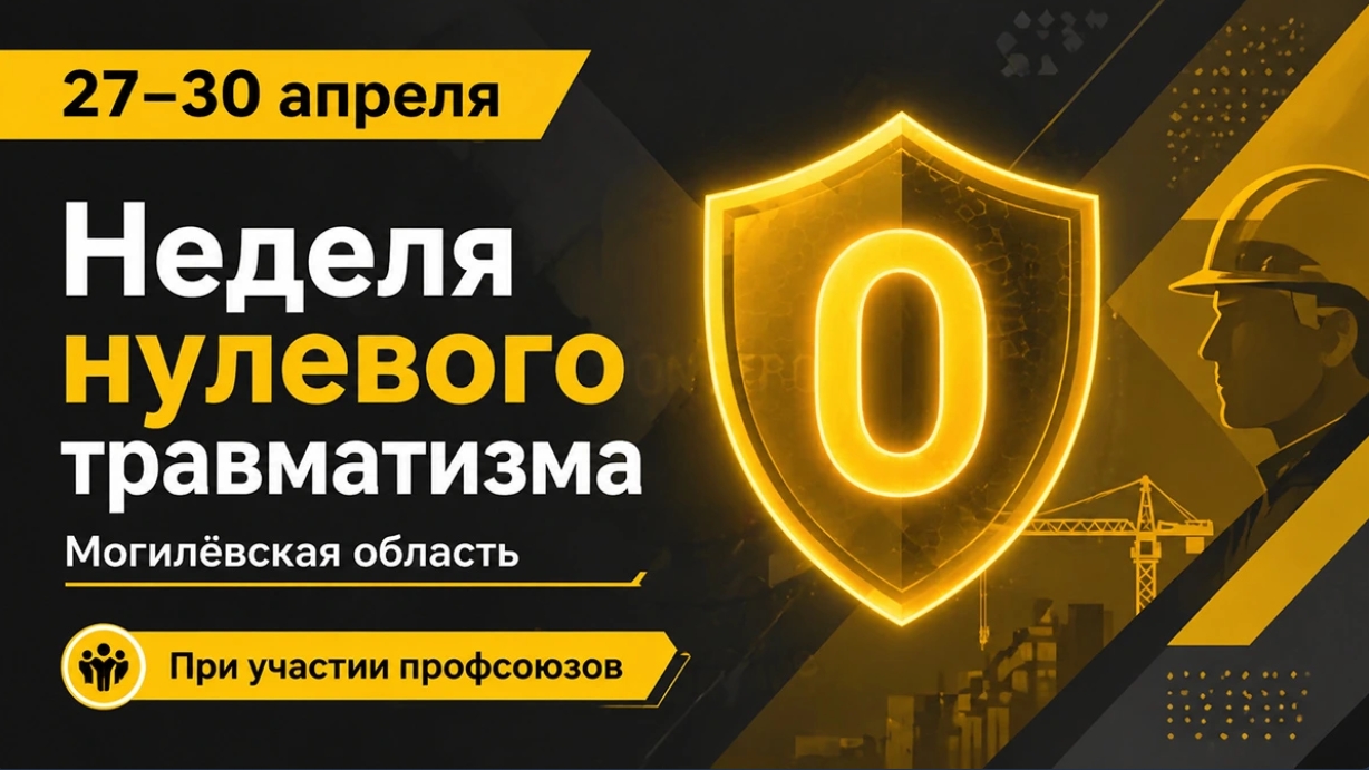 Неделя нулевого травматизма в Могилевской области: мероприятия ко Всемирному дню охраны труда